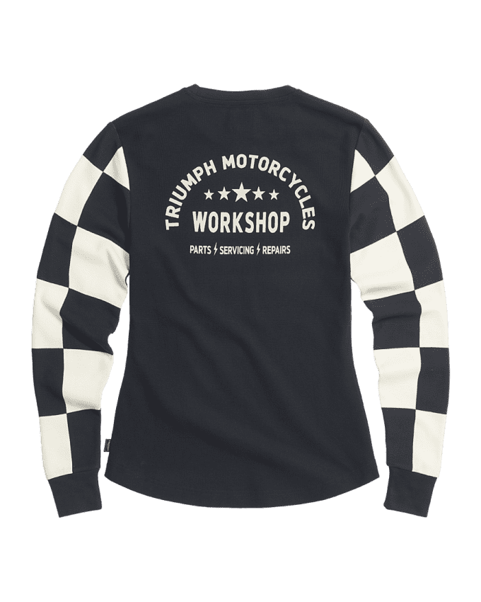 Nikki Long Sleeved Womens Waffle Tee