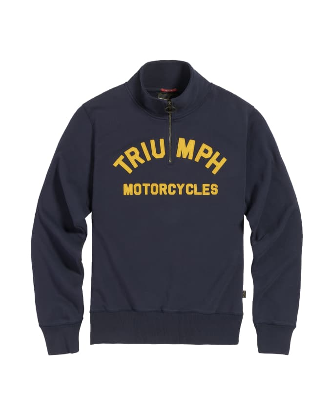 Ribble Quarter Zip Sweatshirt mit Logo