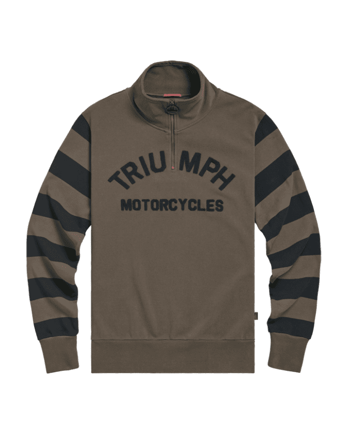 Highly Double Pique Quarter Zip Sweatshirt