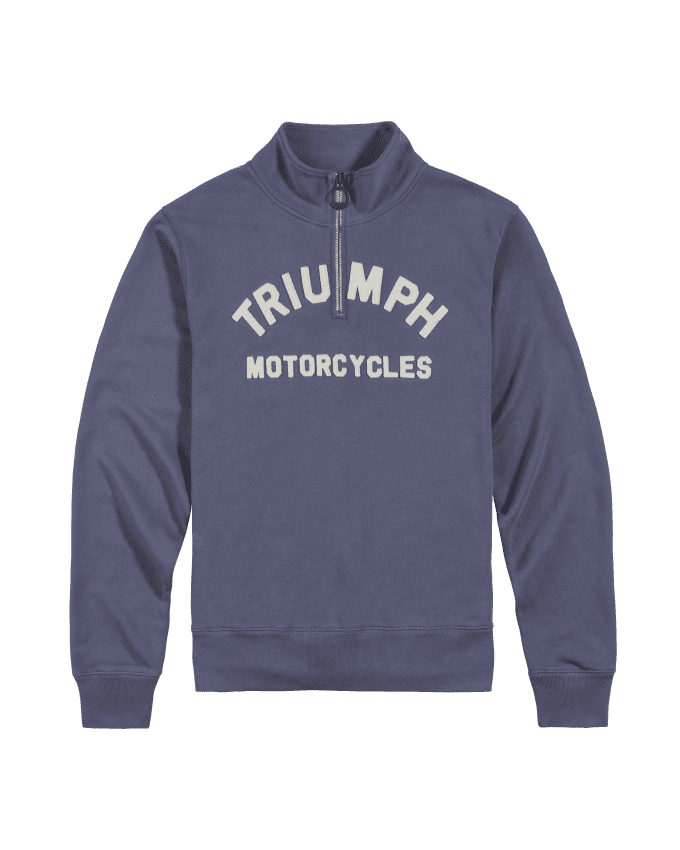 Ribble Quarter Zip Sweatshirt mit Logo
