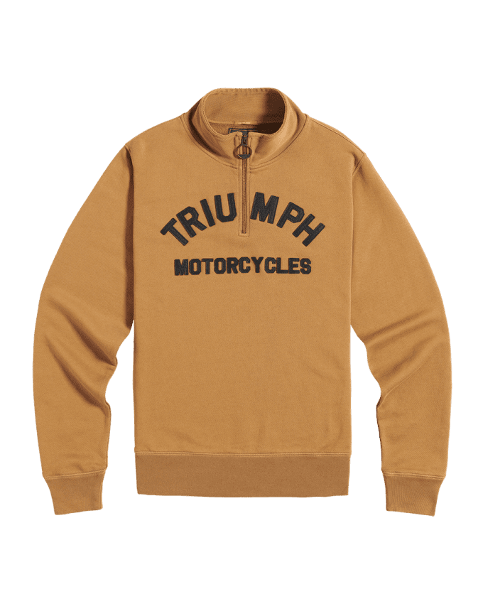 Ribble Quarter Zip Logo Sweatshirt