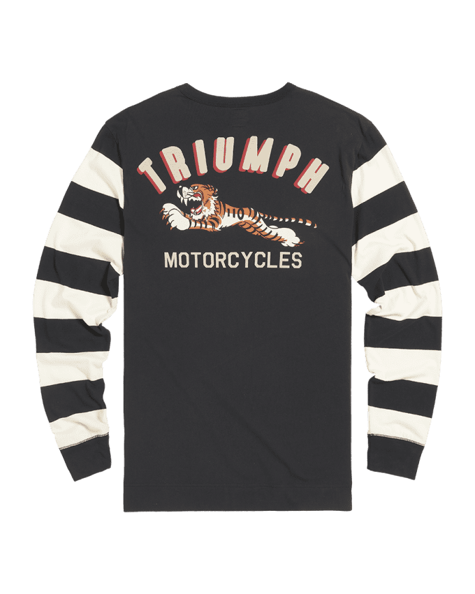 Supertrack Striped Sleeve Tee