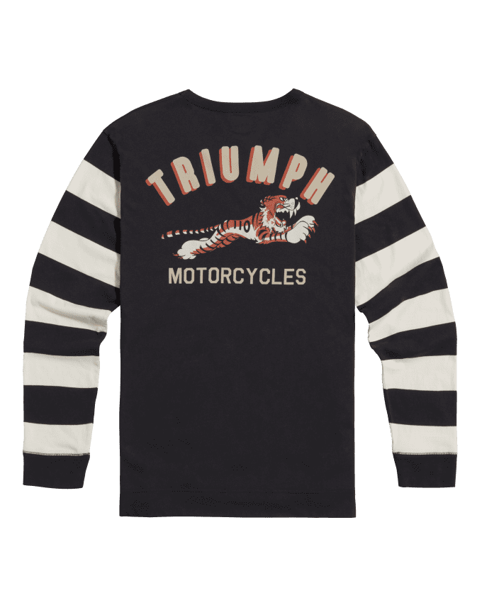 Supertrack Striped Sleeve Tee