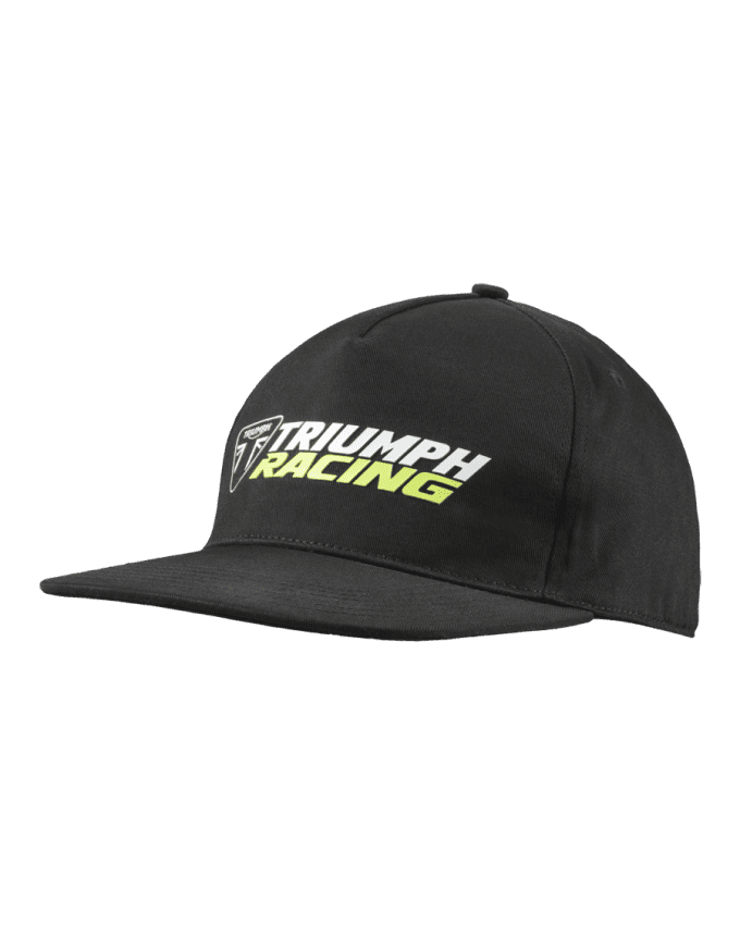 Triumph Racing Logo Flat Peak Cap