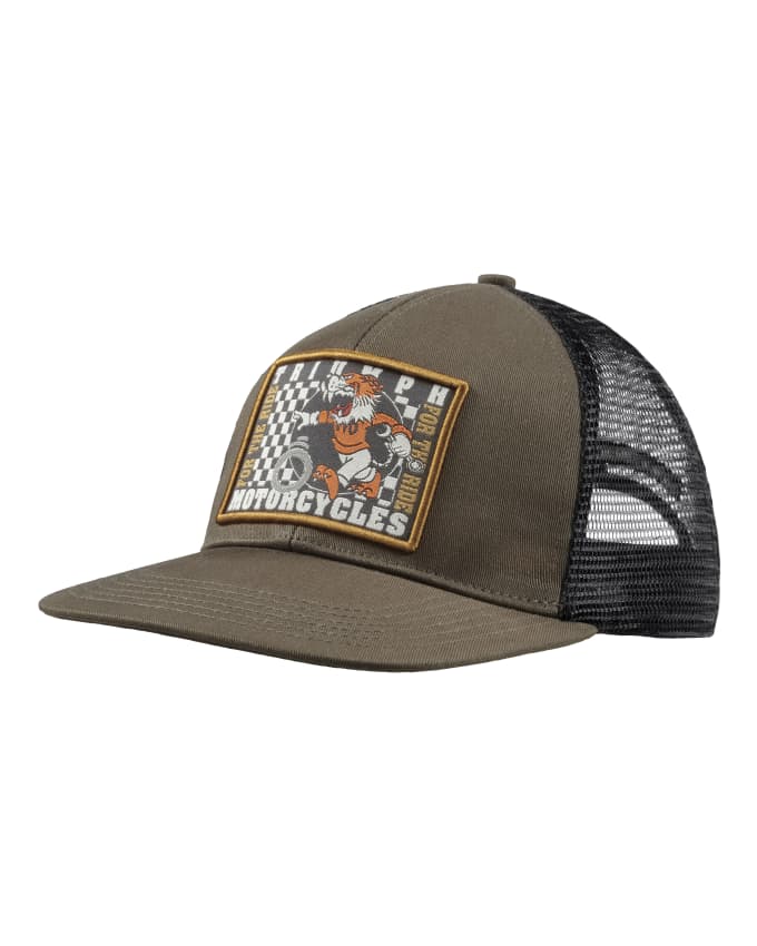 110 Flat Peak Trucker Cap
