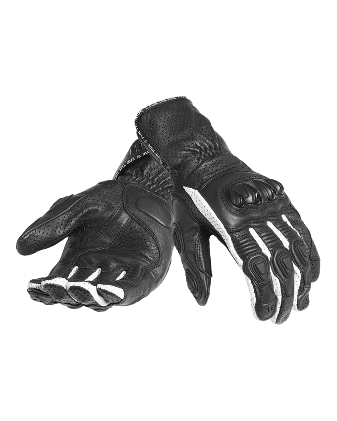 Triple Handschuhe aus perforiertem Leder