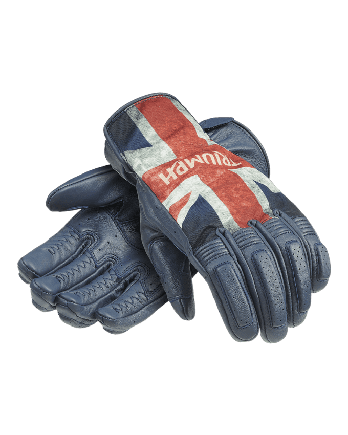Union Jack Flag Leather Gloves