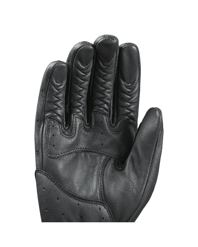 Blackjack Flag Leather Gloves