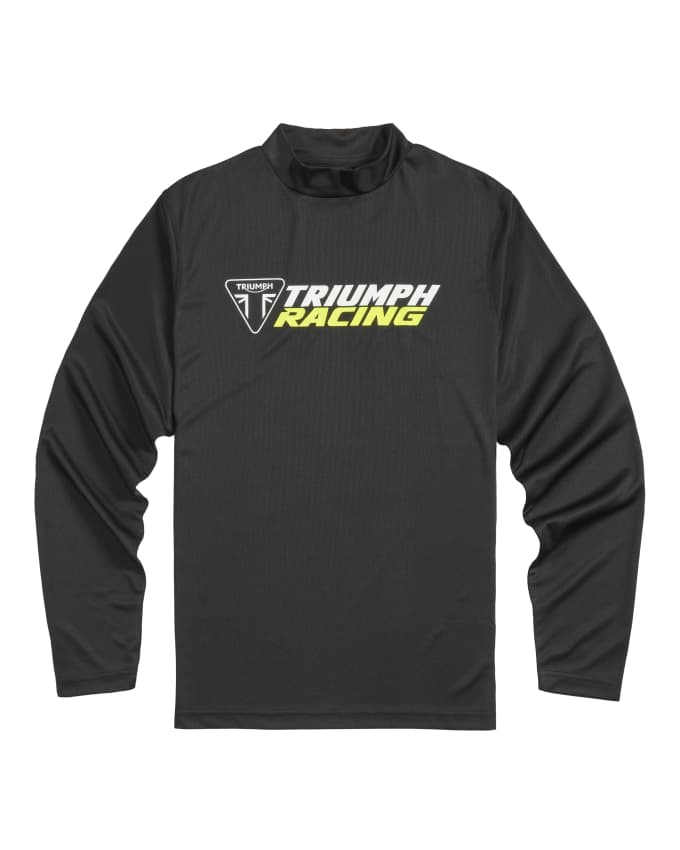 Triumph Racing Rapid Dry Long Sleeve Logo Tee