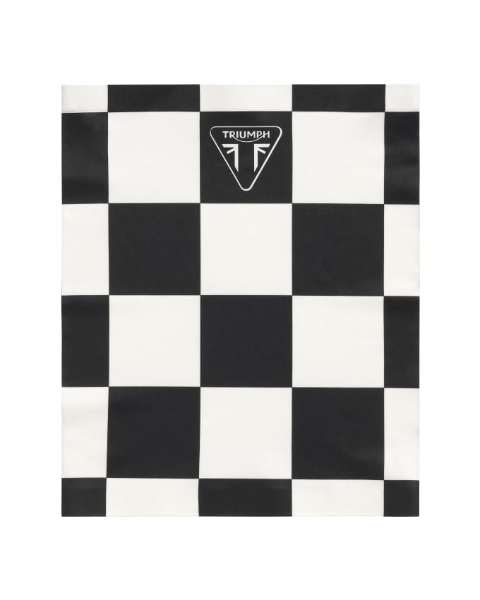 Checkerboard Seamless Rapid Dry Neck Tube