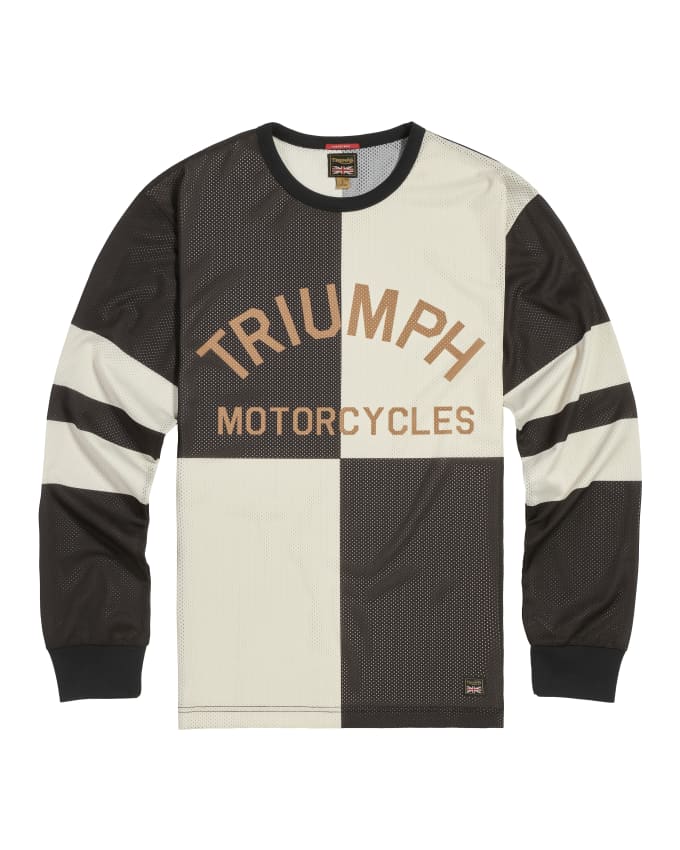 Haut Heritage Racing No. 01 noir, blanc cassé et doré