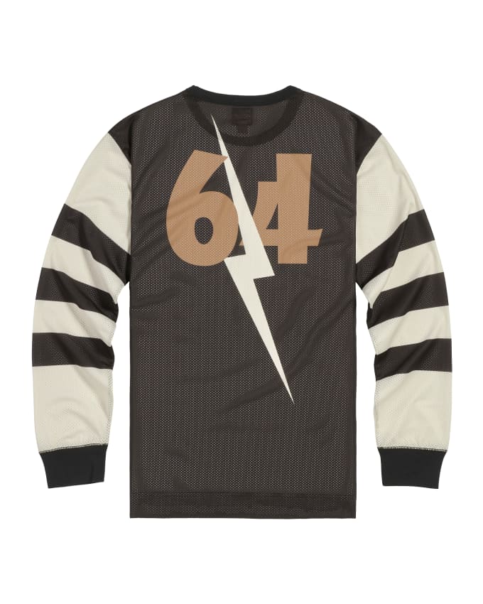 Haut Heritage Racing No. 64 noir, blanc cassé et doré