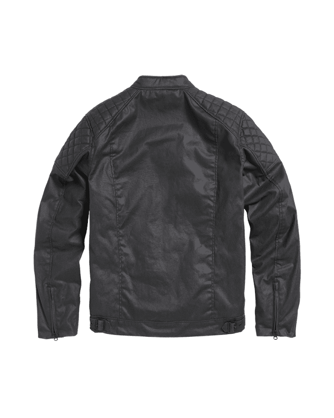 Kirk Waxed Cotton Biker Style Jacket