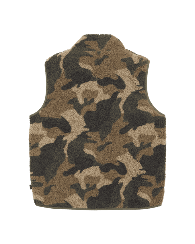 Ridge Camo Fleece Gilet