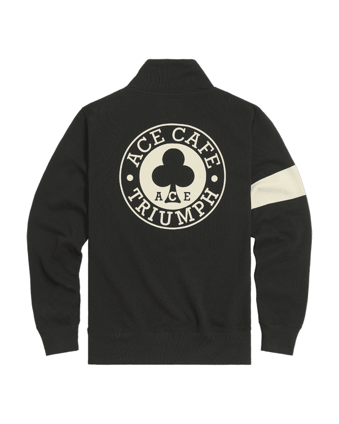 Ace Cafe Sweatshirt mit Reißverschluss am Hals