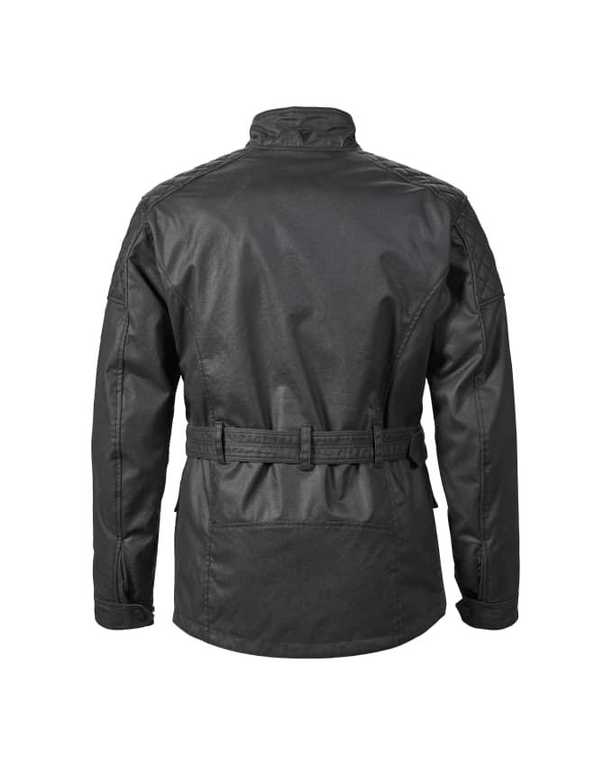Blouson de moto en coton ciré Beck