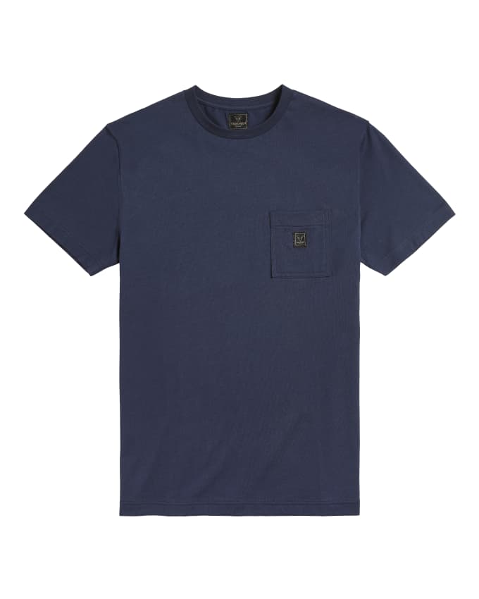 Ditchling Pocket T-Shirt Mit Logo Auf Dem Rücken