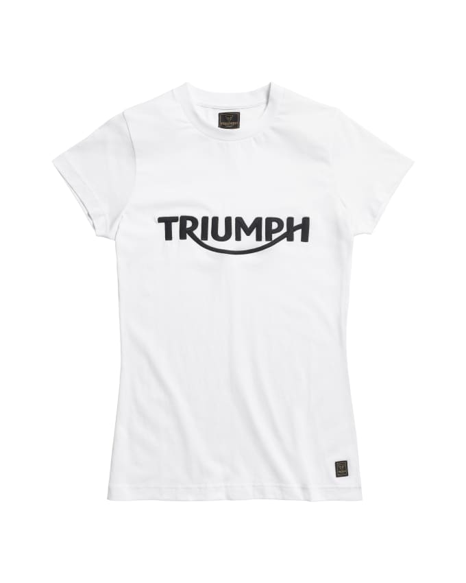 Gwynedd Damen T-Shirt mit gesticktem Logo