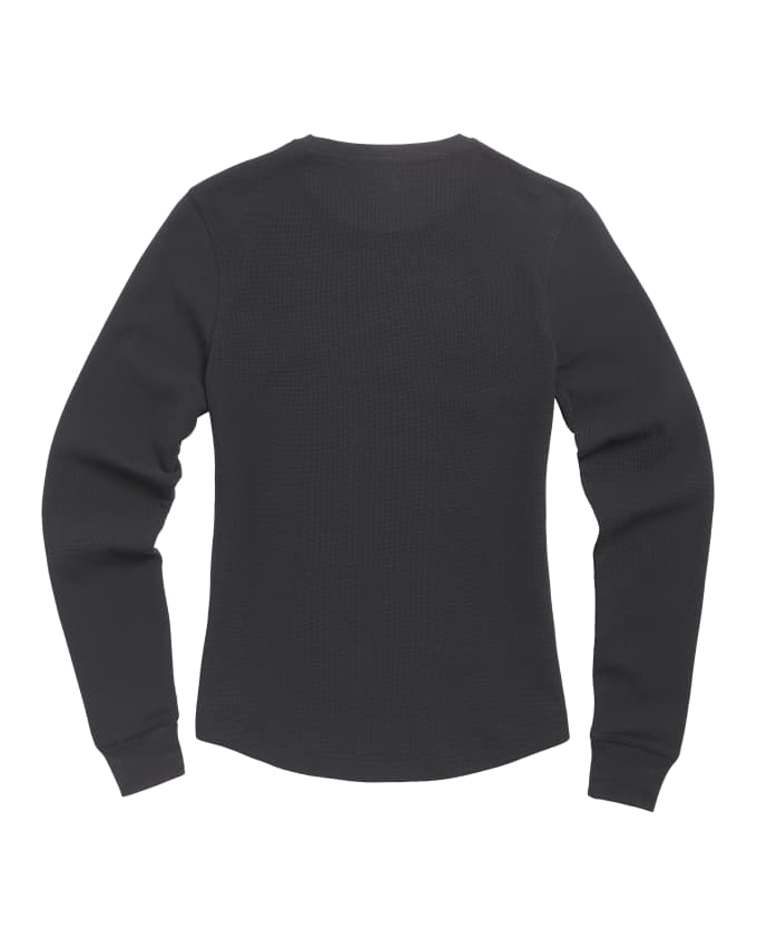 Swain Damen Long Sleeve aus Waffelpiquéstoff