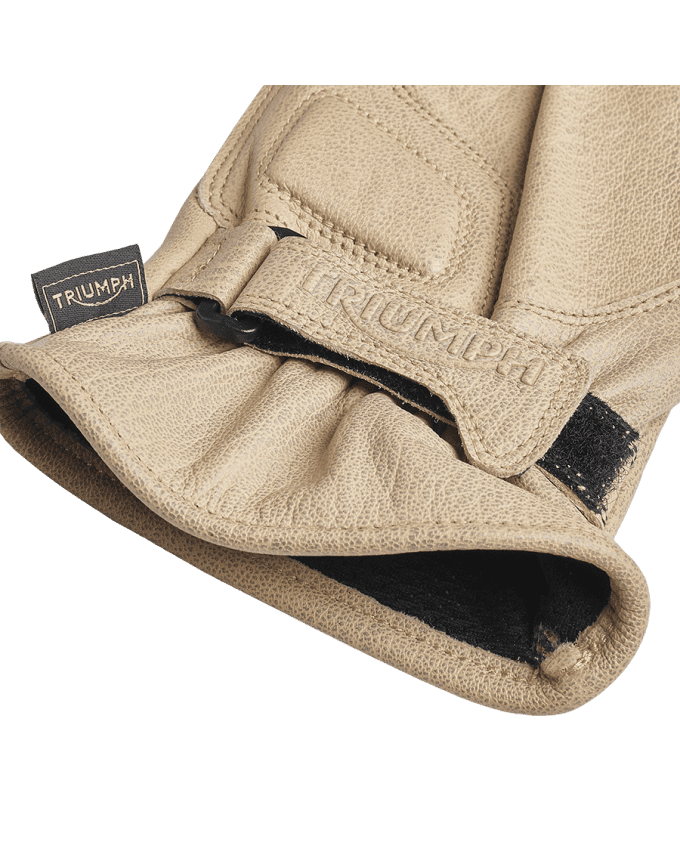 Gants en cuir imprimé graphique Reckless