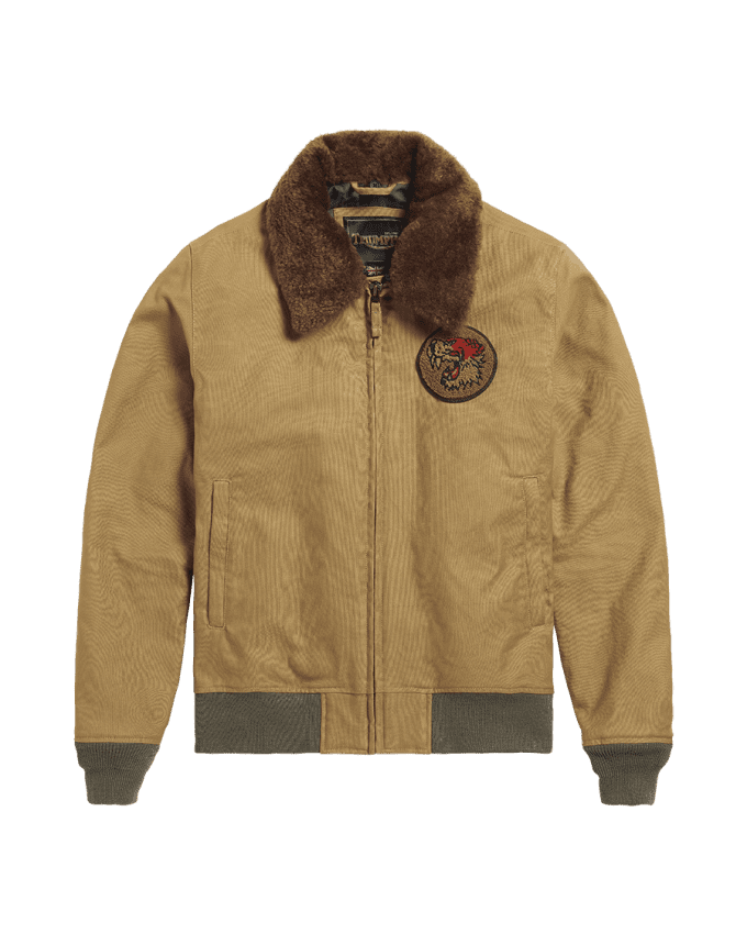 Biggin Bomberjacke aus schwerer Baumwolle