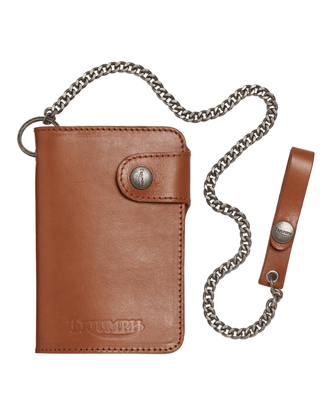 Leather Heritage Wallet With Chain