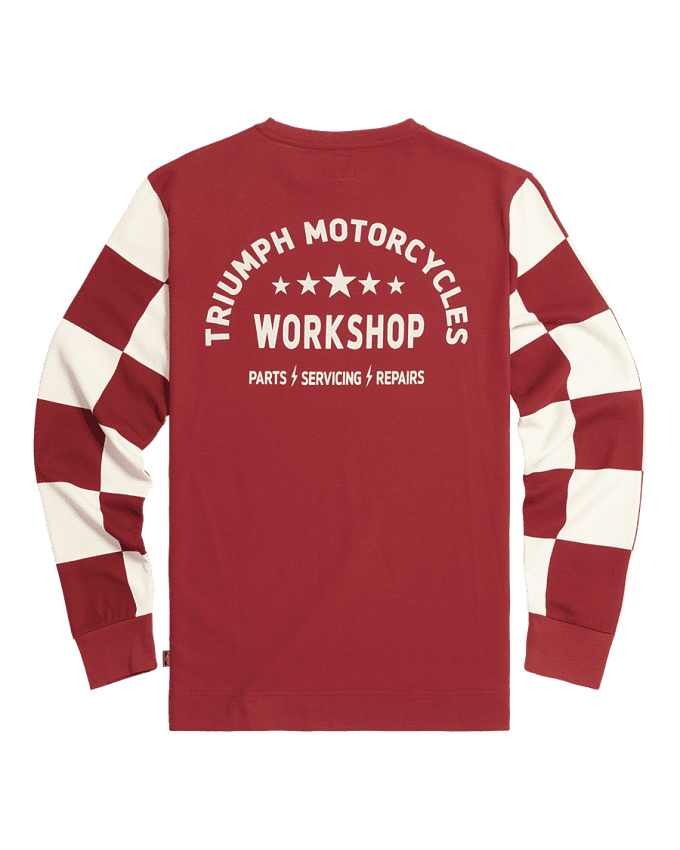 Harker Checkerboard Long Sleeve Waffle Tee