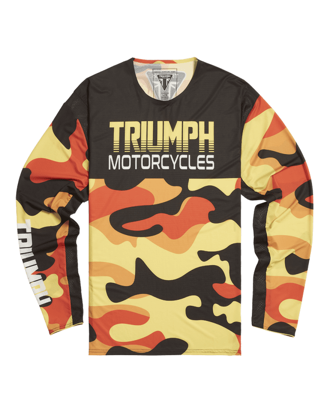 Lava Camo Jersey in Gelb, Orange und Schwarz