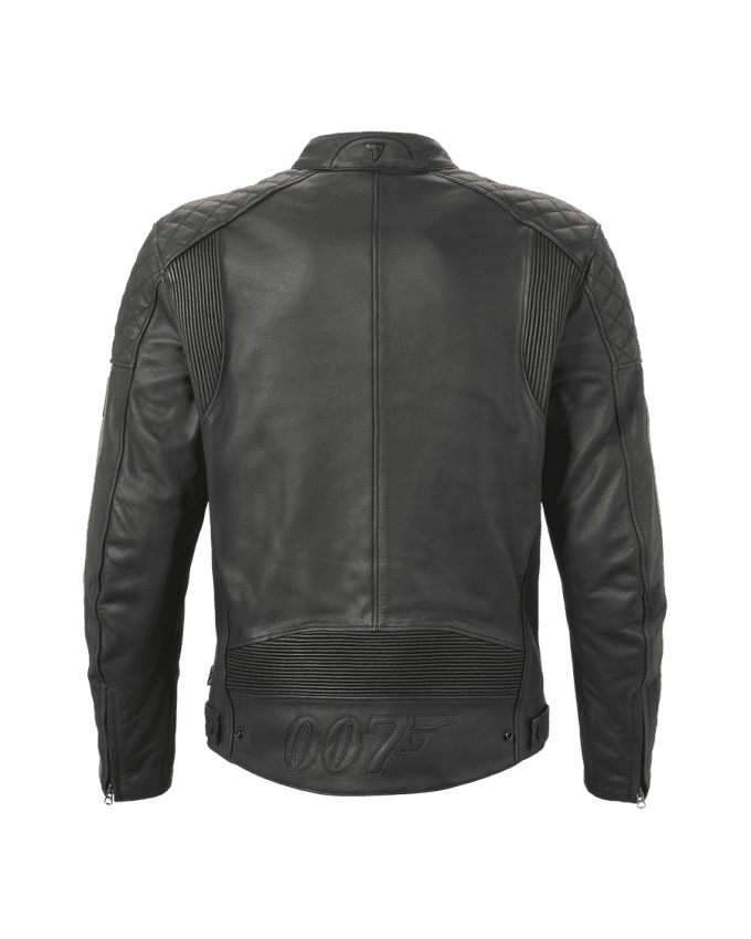 Triumph x 007™ Bond Edition Lederjacke in Schwarz