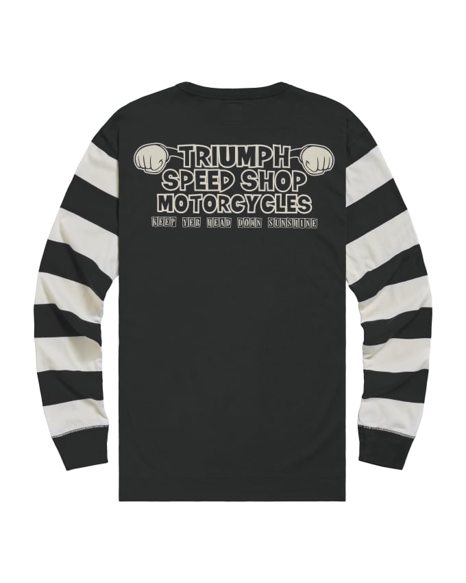 Head Down Long Sleeved Racer Tee