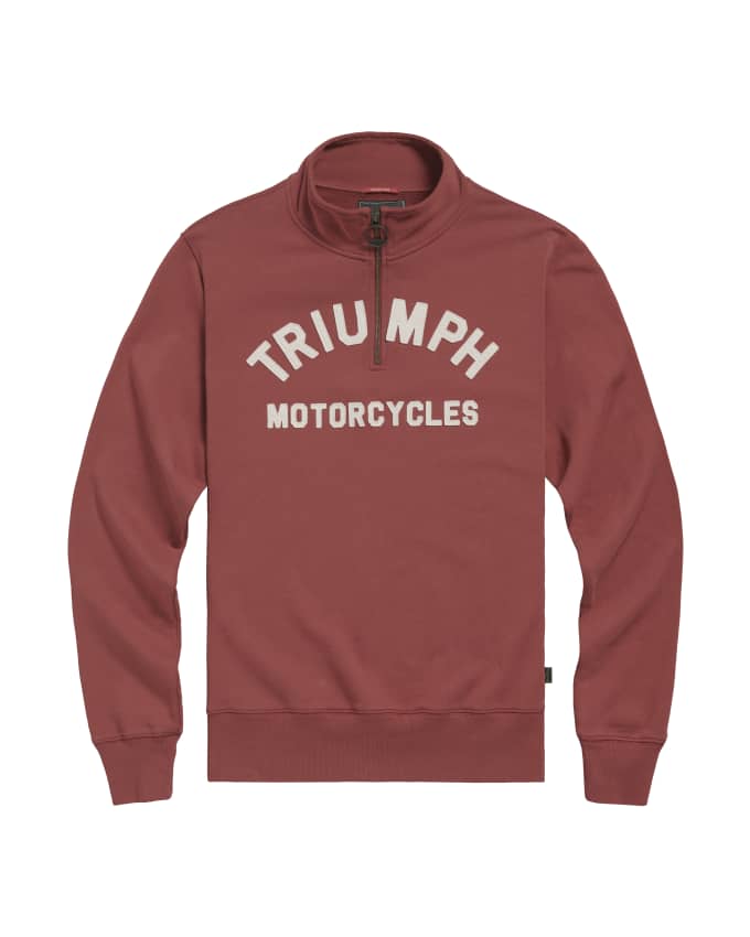 Ribble Quarter Zip Sweatshirt mit Logo