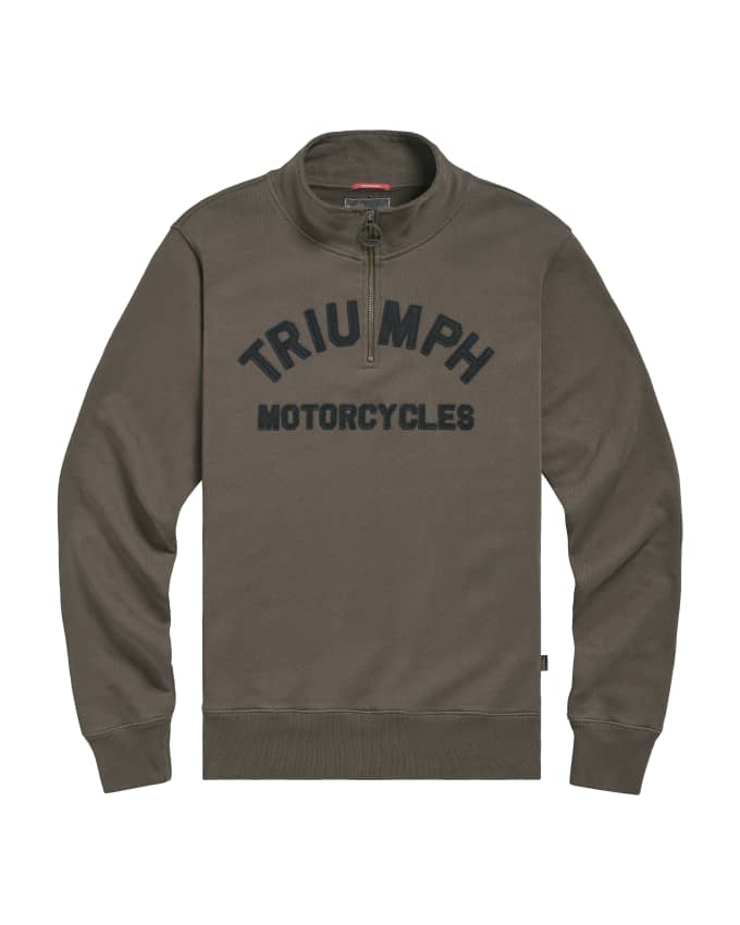 Ribble Quarter Zip Logo Sweatshirt