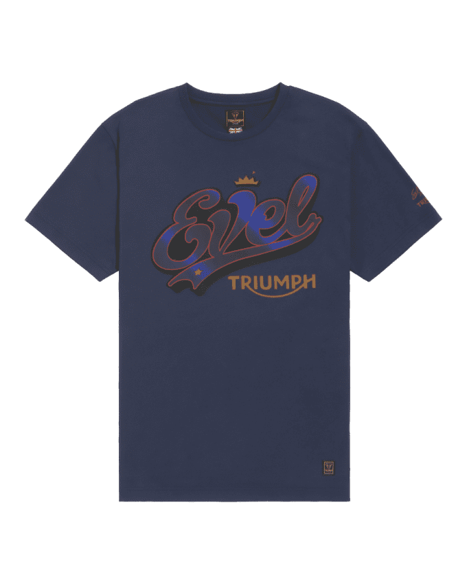 Triumph x Evel Knievel Logo Tee
