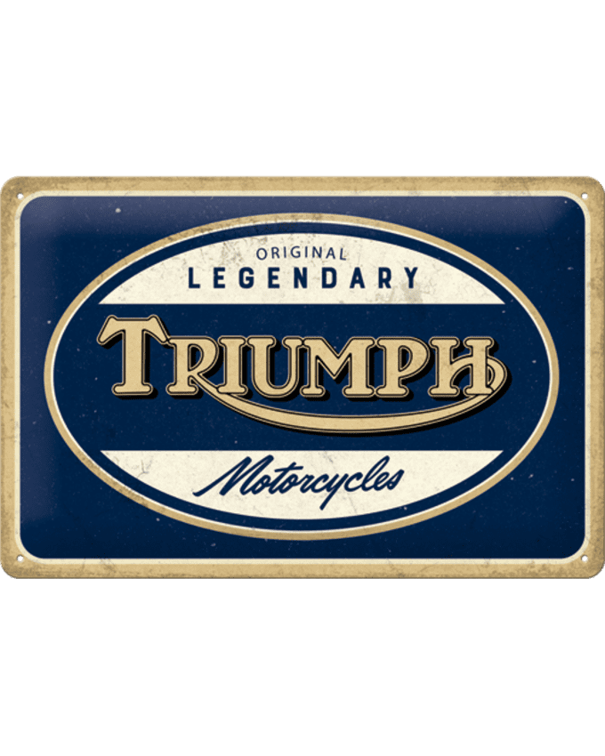 Triumph 'Legendary' Motorcycles Tin Sign