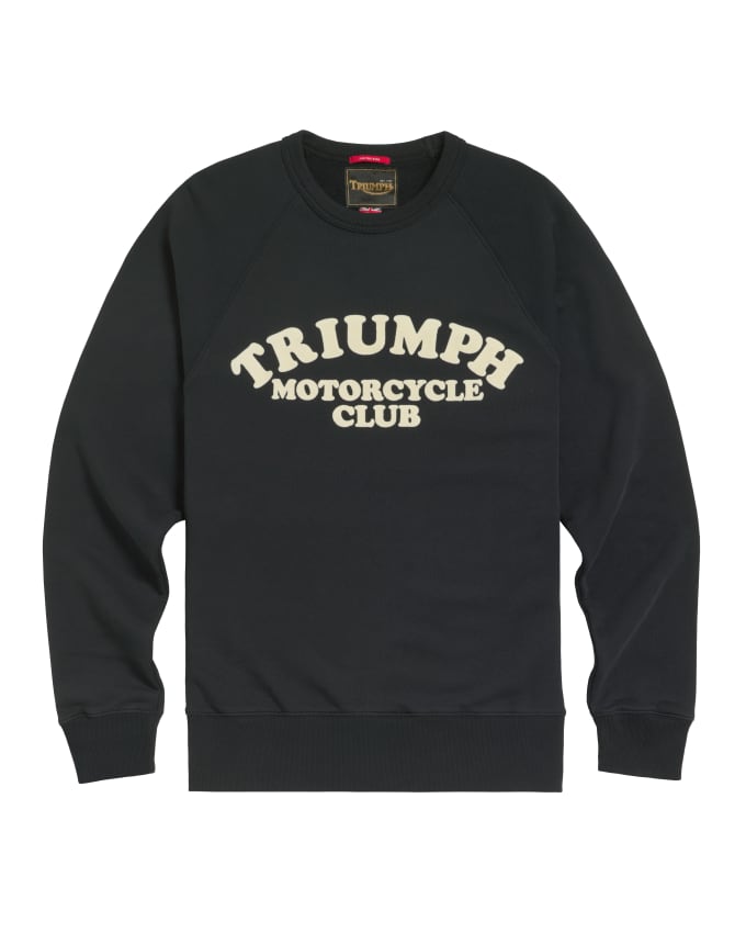 Club Sweatshirt mit rundem Halsausschnitt