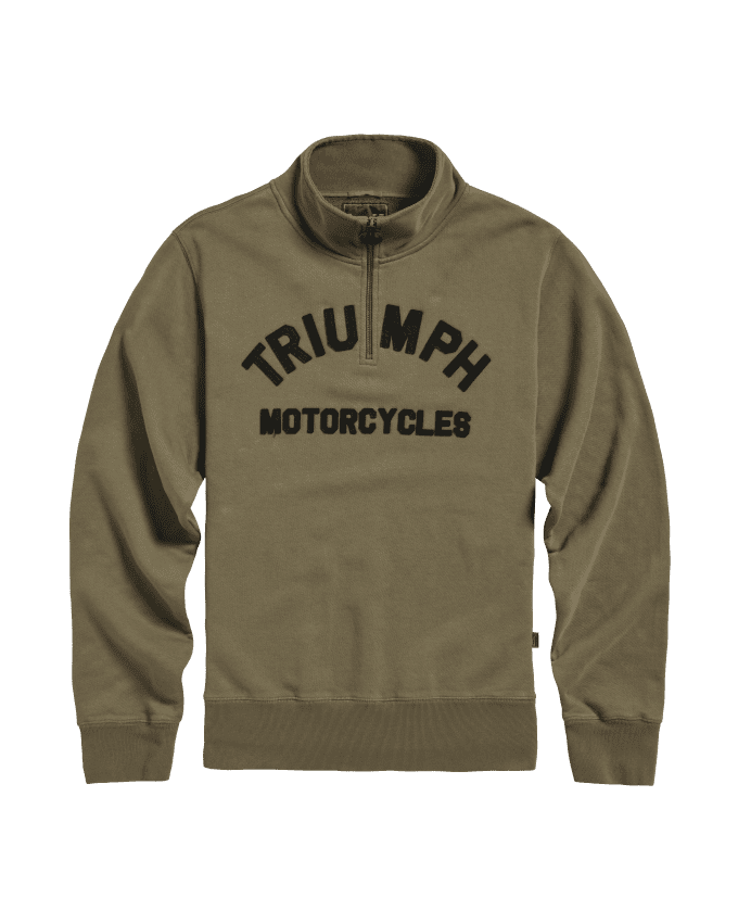 Ribble Quarter Zip Logo Sweatshirt