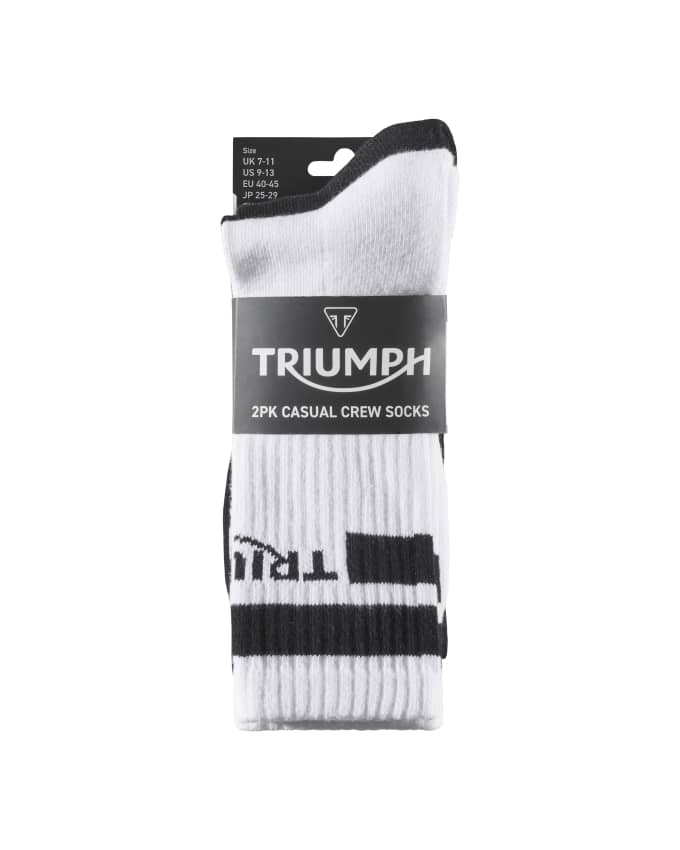 Triumph Stripe Twin Pack Socks