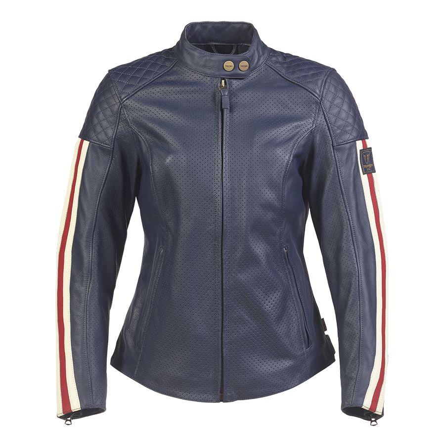 Women's Braddan Air Race Blue Jacket | Motorcycle Clothing