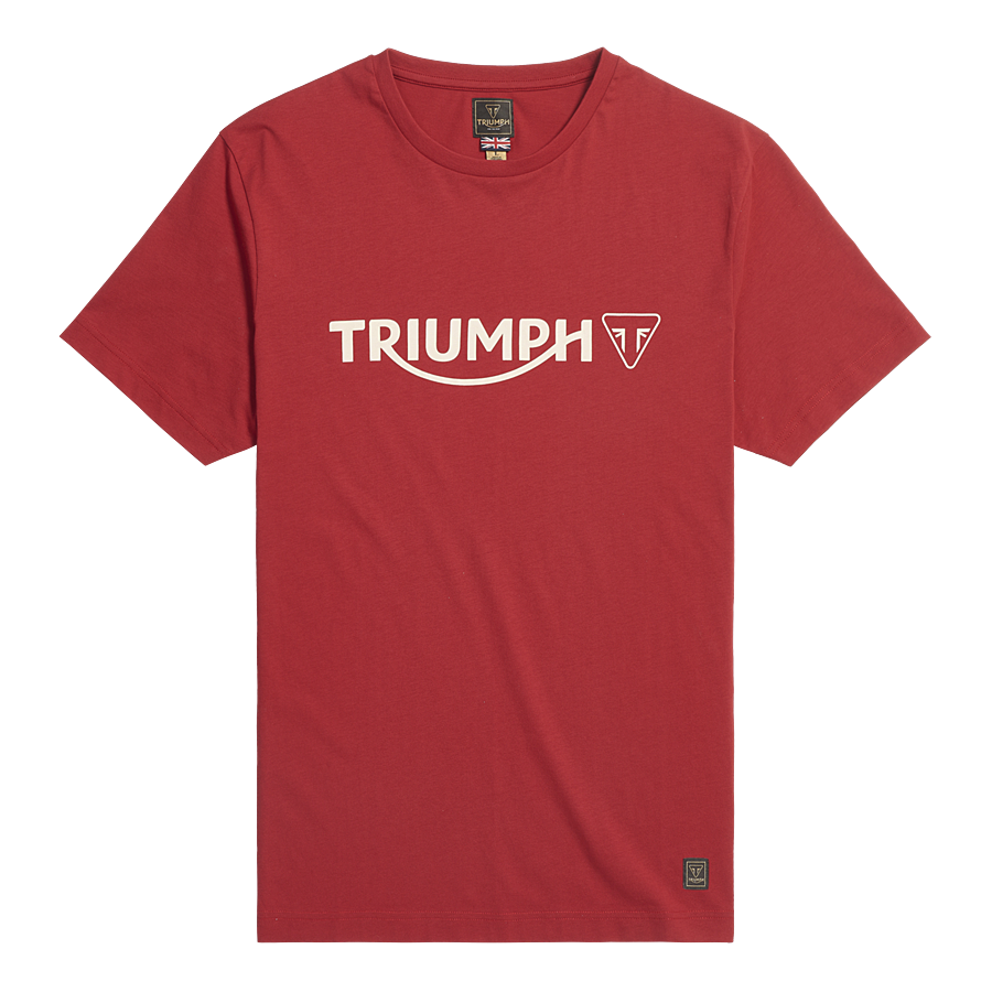 Cartmel Logo Tee in Red | Casual Clothing