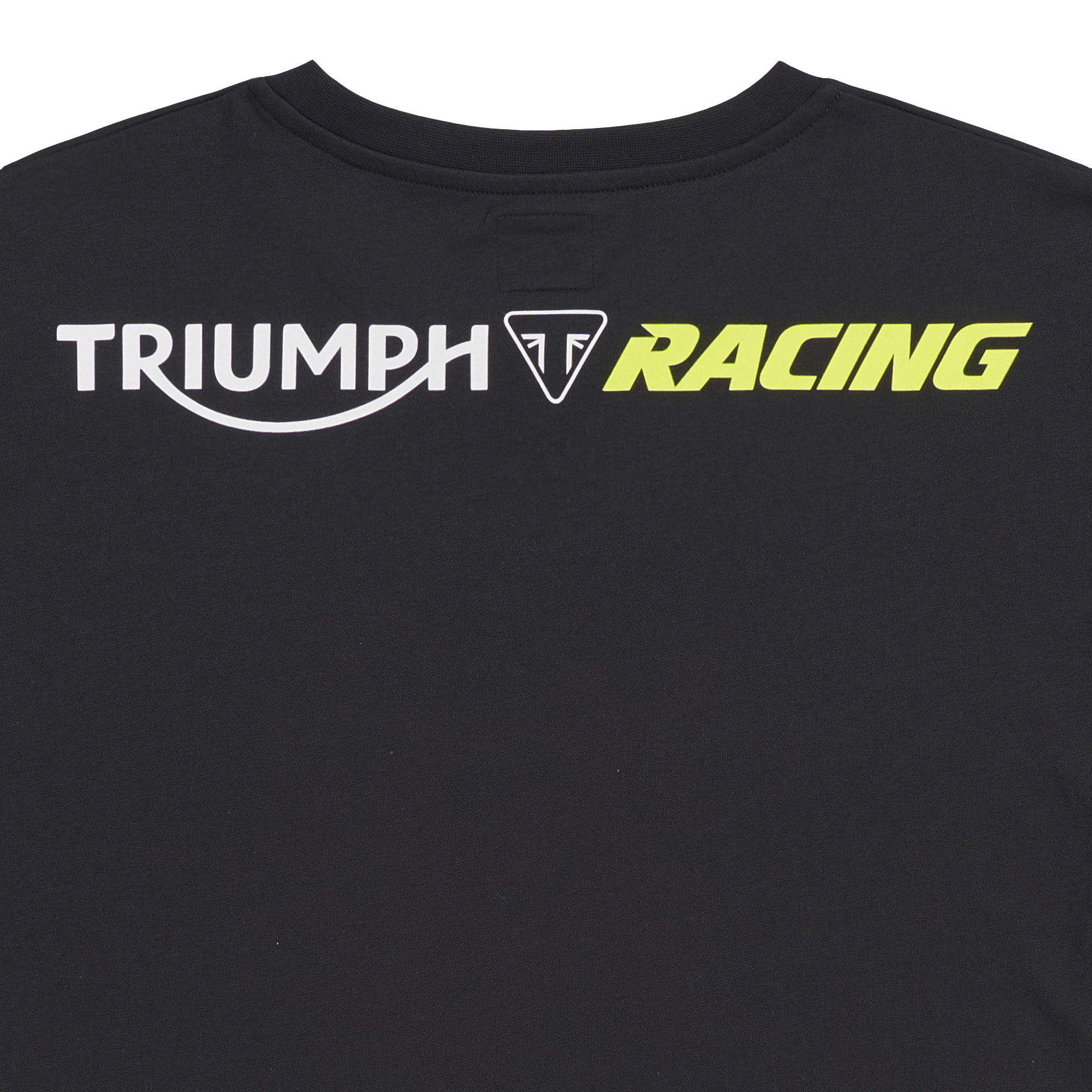 Triumph Racing Small Logo Tee in Black | Motorcycle Clothing