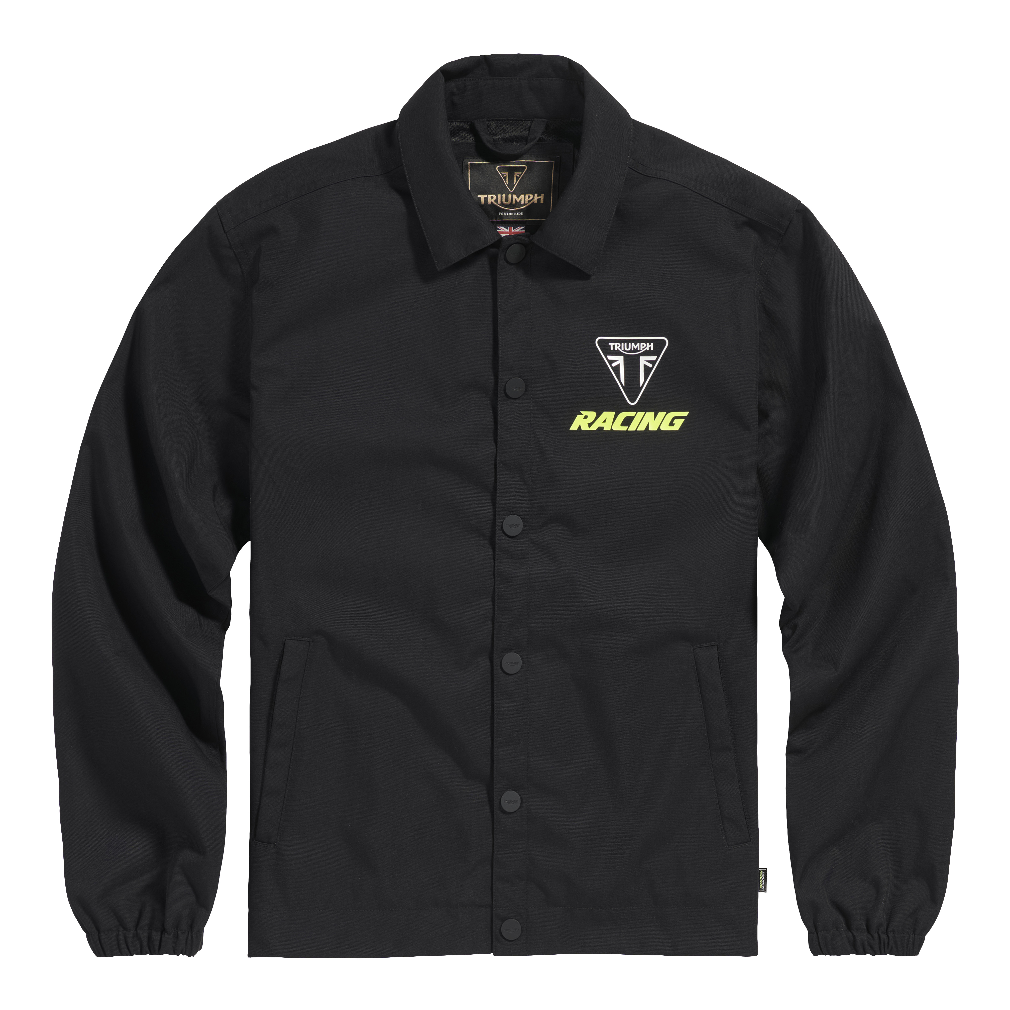 Triumph Racing Coach Jacket in Black | Casual Clothing