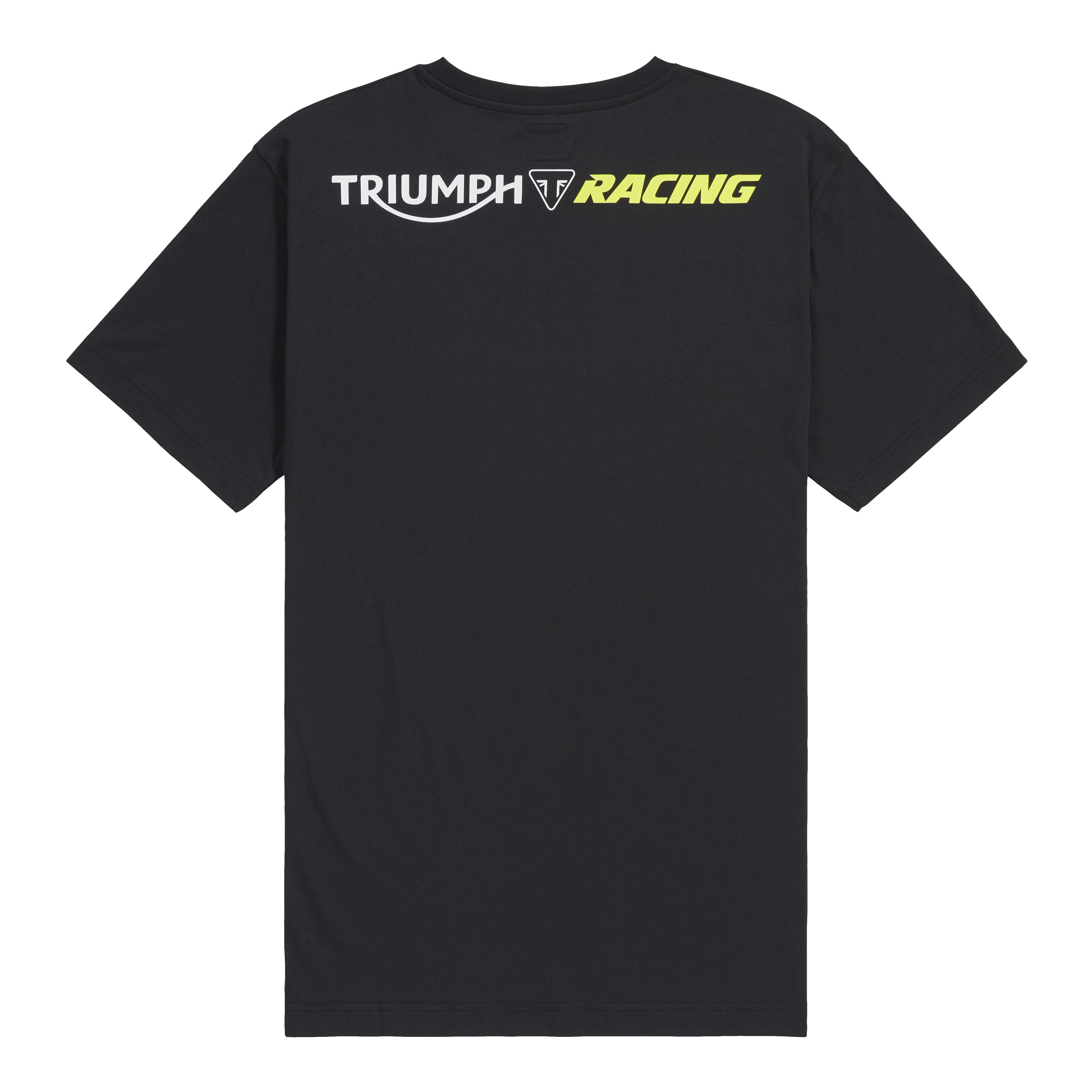 Triumph Racing Small Logo Tee in Black | Motorcycle Clothing