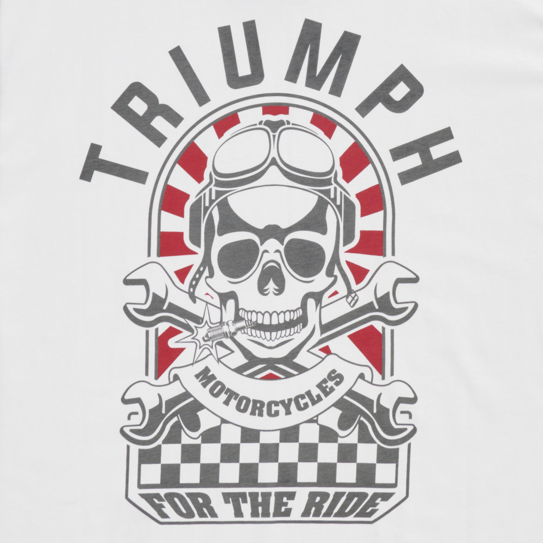 Moto Tee in White | Casual Clothing