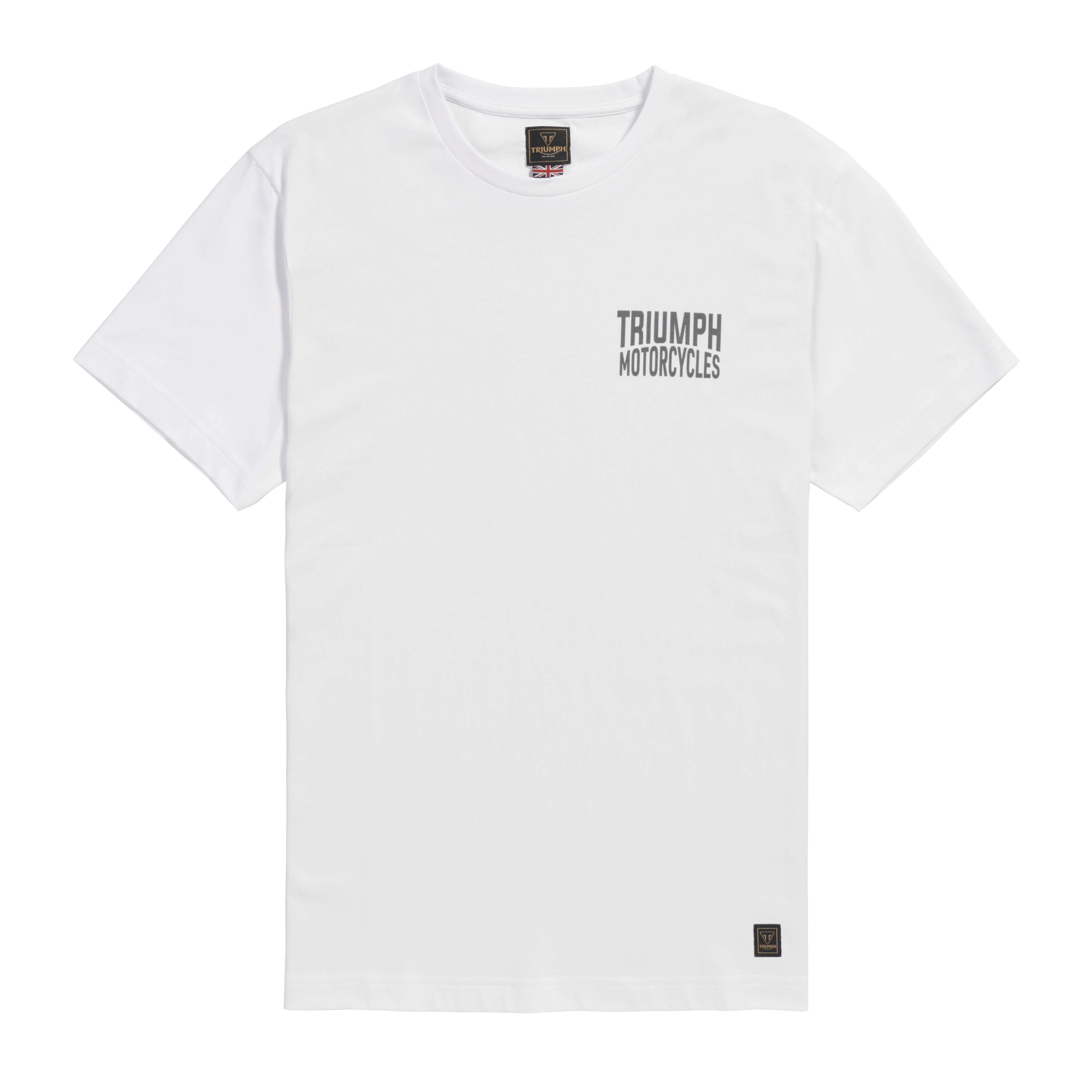 Moto Tee in White | Casual Clothing