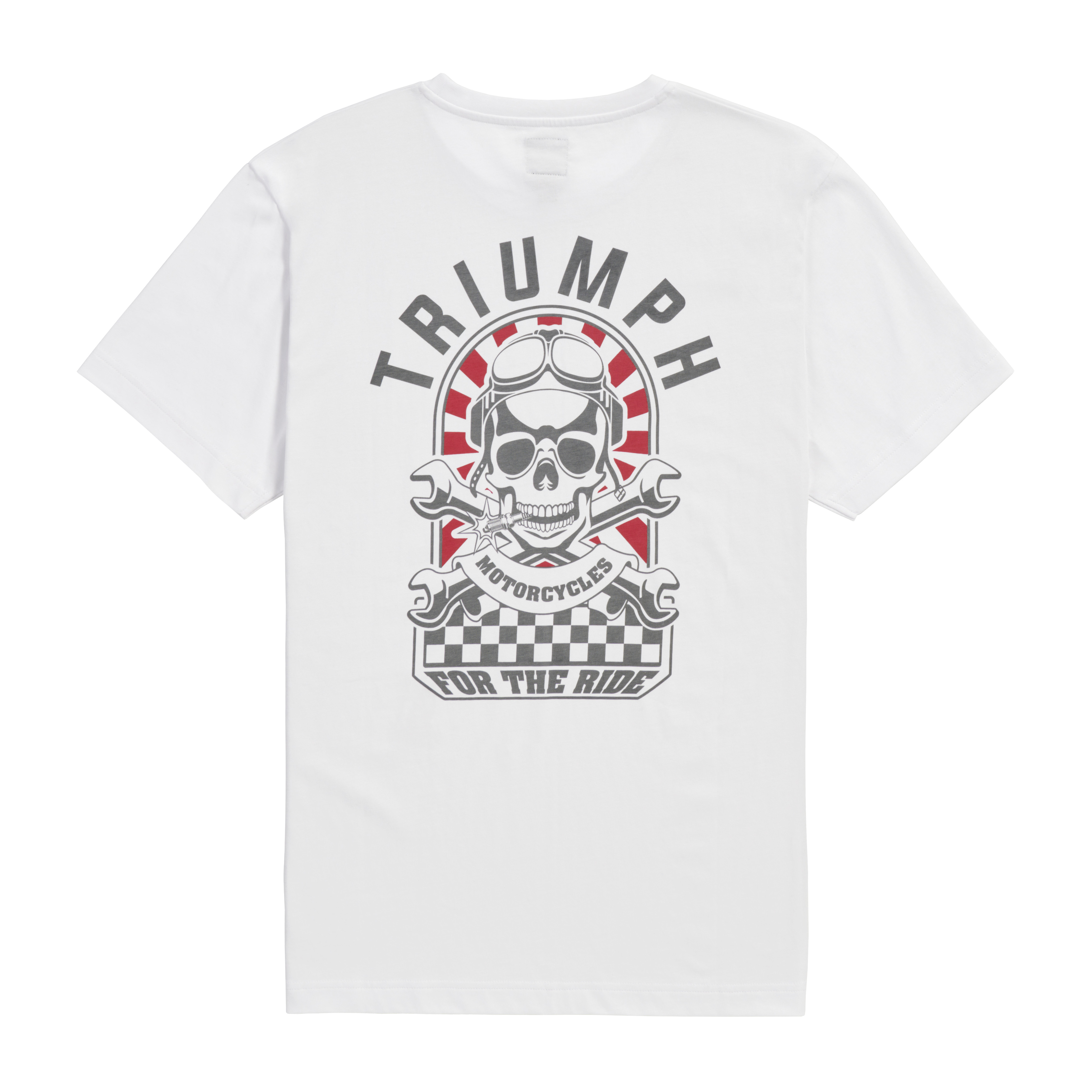 Moto Tee in White | Casual Clothing