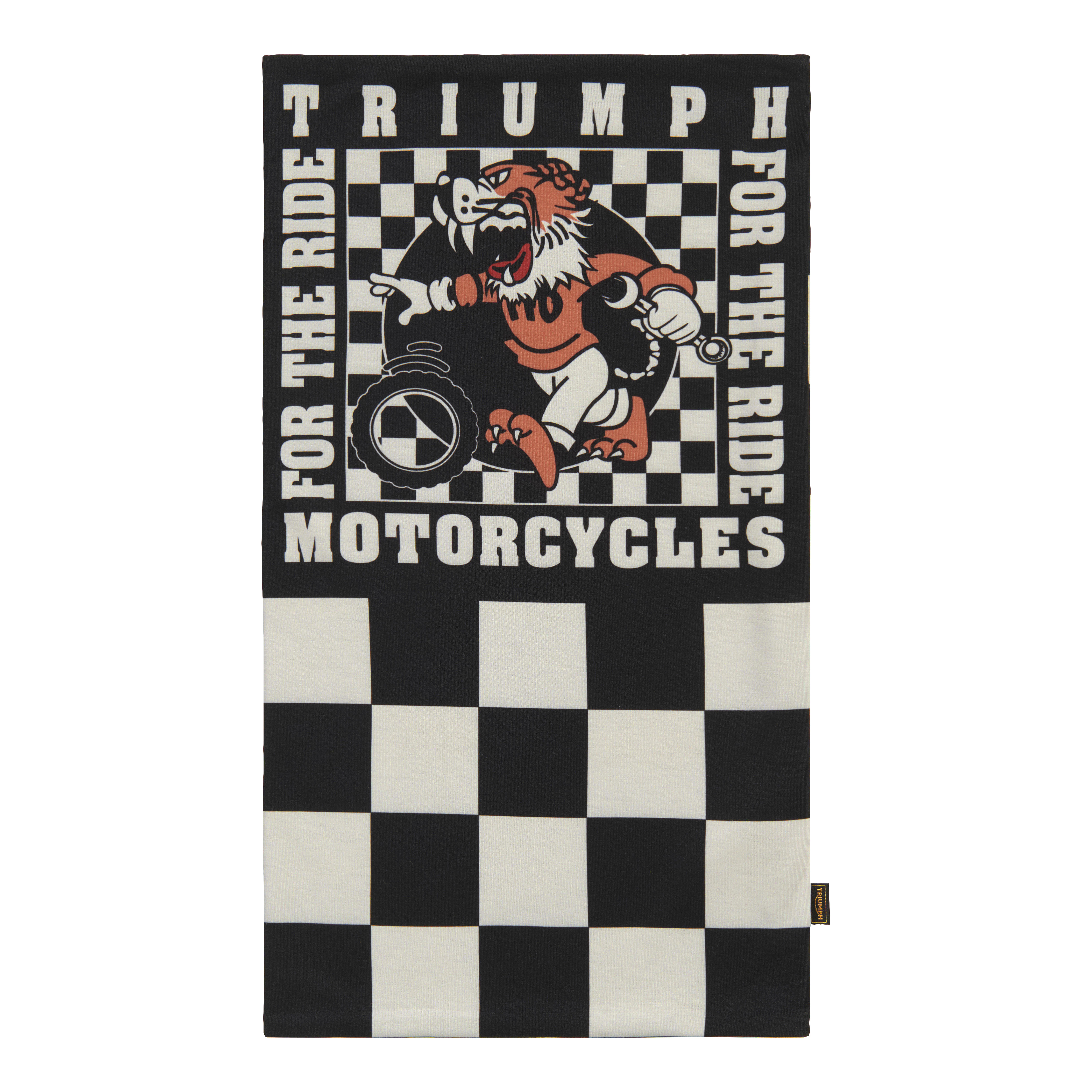 New Boots Neck Tube in Black & White | Motorcycle Clothing