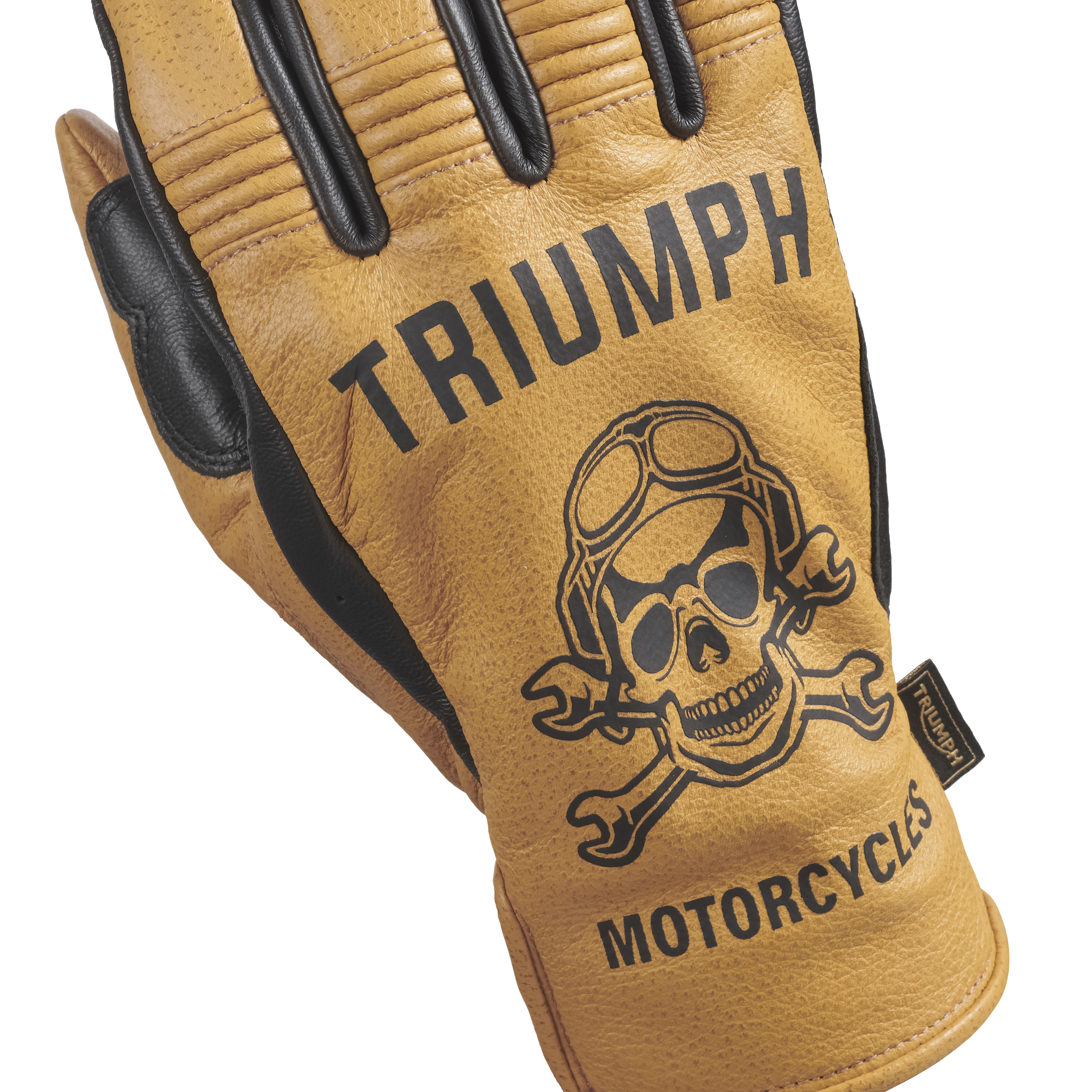 in Glove Moto triumph0303★ ★ Gold Clothing Motorcycle | Black and パーツ
