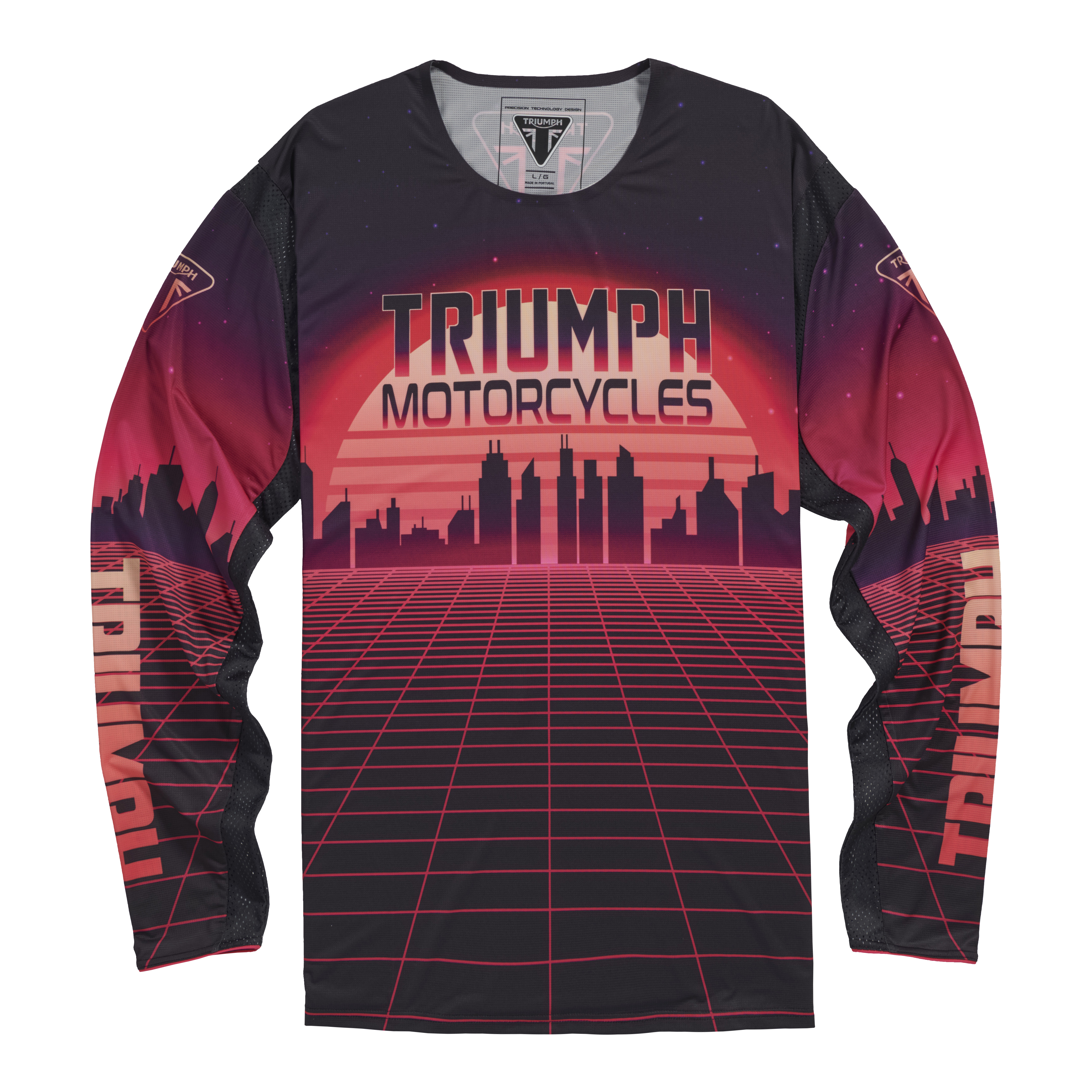 Arcade Jersey in Red and Black | Motorcycle Clothing