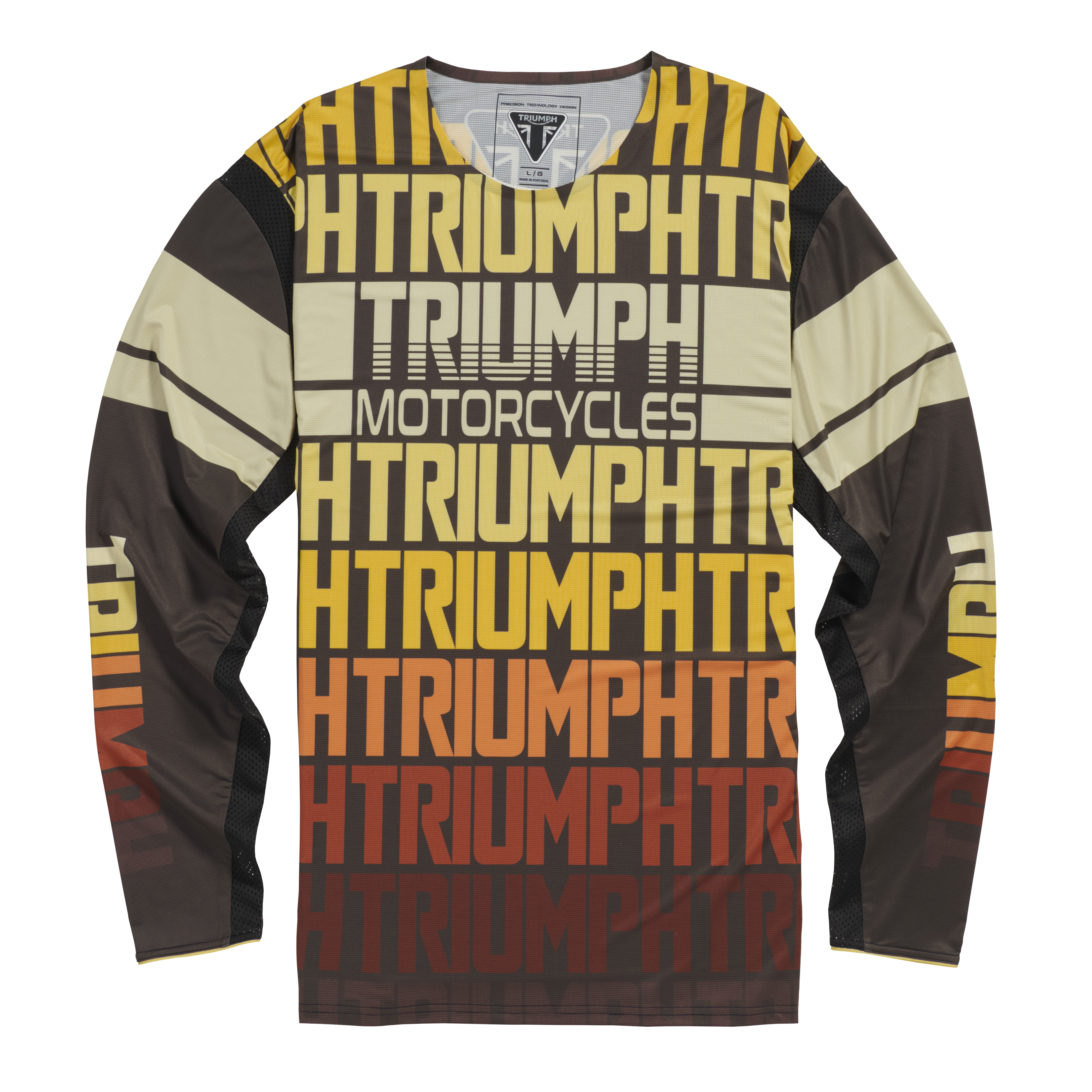 Ombre Jersey in Yellow and Brown | Motorcycle Clothing