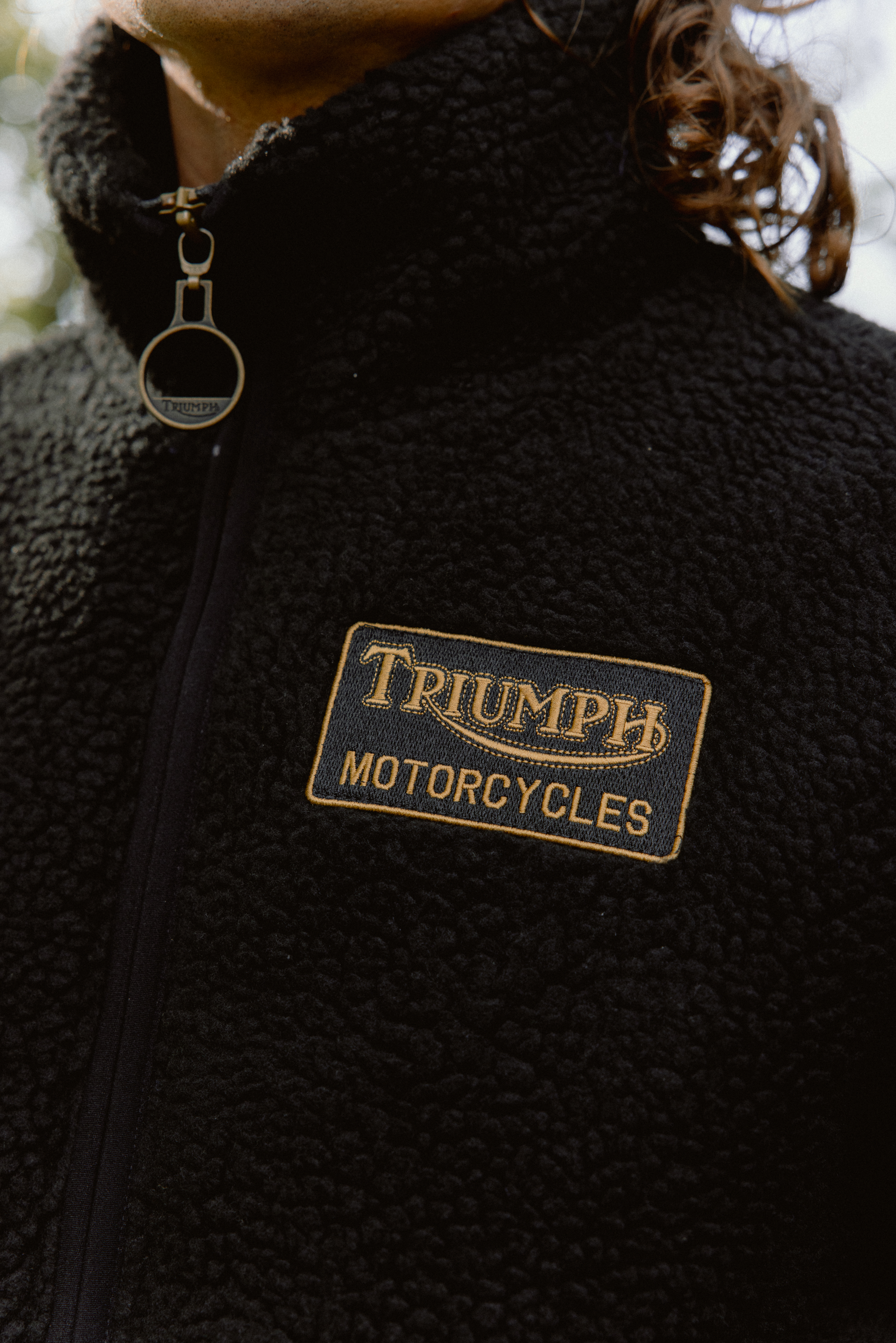 Roadhouse High-Pile Indigo Fleece | Triumph Heritage